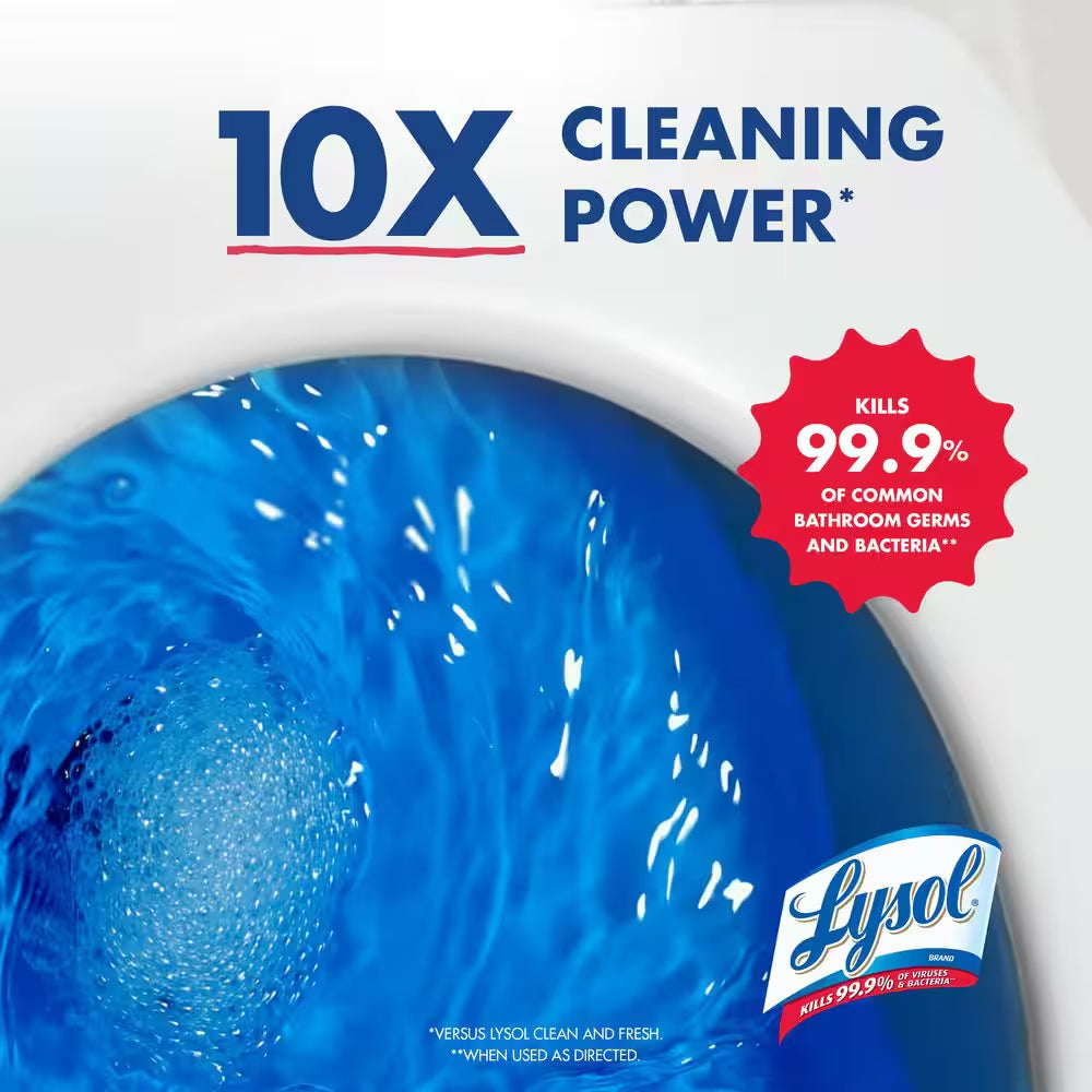 Power Toilet Bowl Cleaner Gel, for Cleaning and Disinfecting, Stain Removal, 24Oz (2 Pack)
