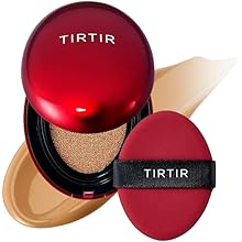 TIRTIR Red Cushion Foundation Mask Fit Full Coverage Weightless Skin Fit Satin Glow Finish Buildable