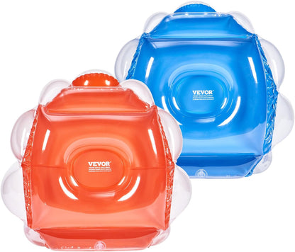 Inflatable Bumper Balls 2-Pack, 2FT/0.6M Body Sumo Zorb Balls for Kids, Durable PVC Human Hamster Bubble Balls for Child Outdoor Team Gaming Play, Bumper Bopper Toys for Playground, Yard, Park