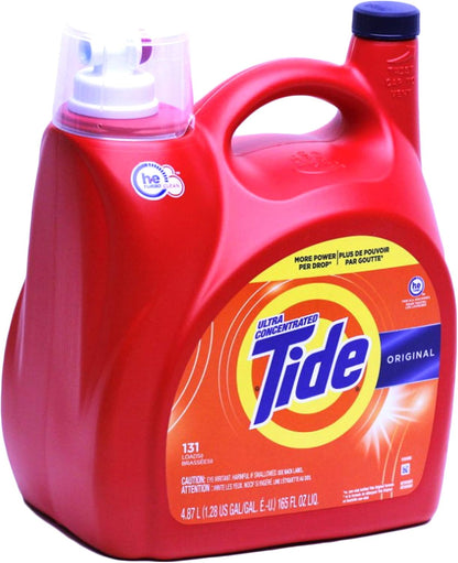 Original 037000777335 High Efficiency Laundry Detergent 150 Oz / 4.43L Mega Value Size -110 Loads (2X Ultra Concentrated) More Power per Drop
