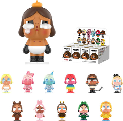 Crybaby Crying Again Series Figures, Crybaby Blind Box Figures, Random Design Action Figures Collectible Toys Home Decorations, Holiday Birthday Gifts, Single Box