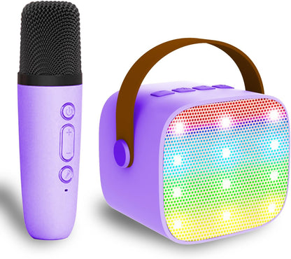Mini Karaoke Machine for Kids & Adult, 4-12 Years Old Girls Christmas Birthday Gift for Girls & Boys, Karaoke Toys Gifts for Girls Ages 4, 5, 6, 7, 8, 9, 10, 12 +Year Old Birthday Party
