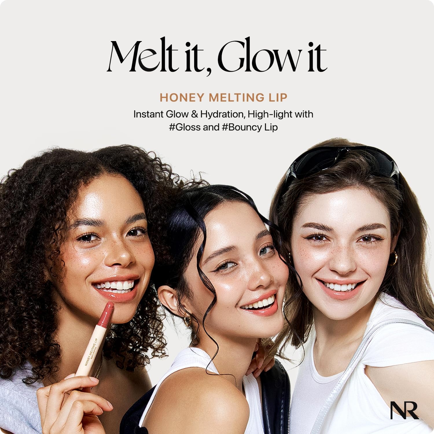 HONEY MELTING LIP (00 CHAI MILK TEA) SOFT LIP STICK Hydrating Gloss, Moisturizing Balms, Sheer Tint, Shine & Nude, Glowy Finish, Korean Make Up
