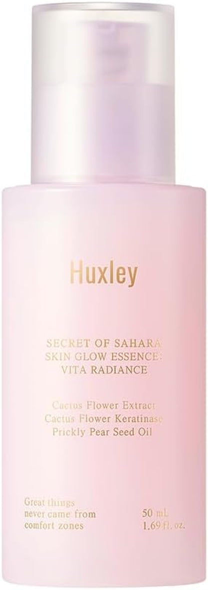 Secret of Sahara Skin Glow Essence: Vita Radiance 50Ml/1.69 Fl. Oz.| Hydrating Korean Skin Care | Dull Skin | Daily Exfoliant Care