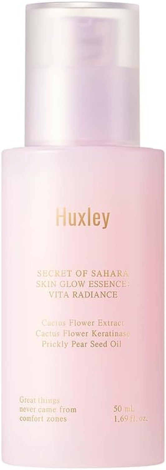 Secret of Sahara Skin Glow Essence: Vita Radiance 50Ml/1.69 Fl. Oz.| Hydrating Korean Skin Care | Dull Skin | Daily Exfoliant Care