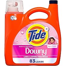 plus Boost of Ultra Downy Liquid Laundry Detergent, April Fresh Scent, 132 Fl Oz, 94 Loads, Laundry Detergent Liquid with Long-Lasting Freshness