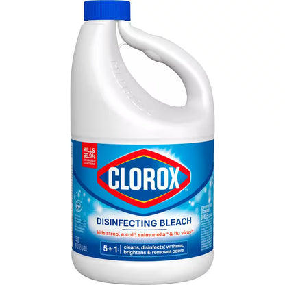 Concentrated Regular Disinfecting Liquid Laundry Bleach, 81 Fl.Oz. 6-Pack