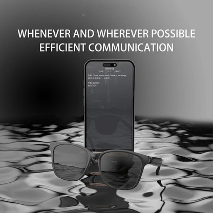 Smart Glasses AI Intelligent Translation Wireless Bluetooth Glasses Real-Time Simultaneous Interpretation Headset HY-C8