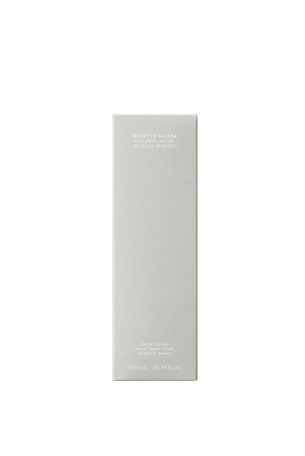 Secret of Sahara Cleansing Water: Be Clean, Be Moist 300Ml / 10.14 Fl. Oz. | Makeup Removal Cleanser | Gentle Face Cleanser for All Skin Type, Cleanses and Hydrates Skin
