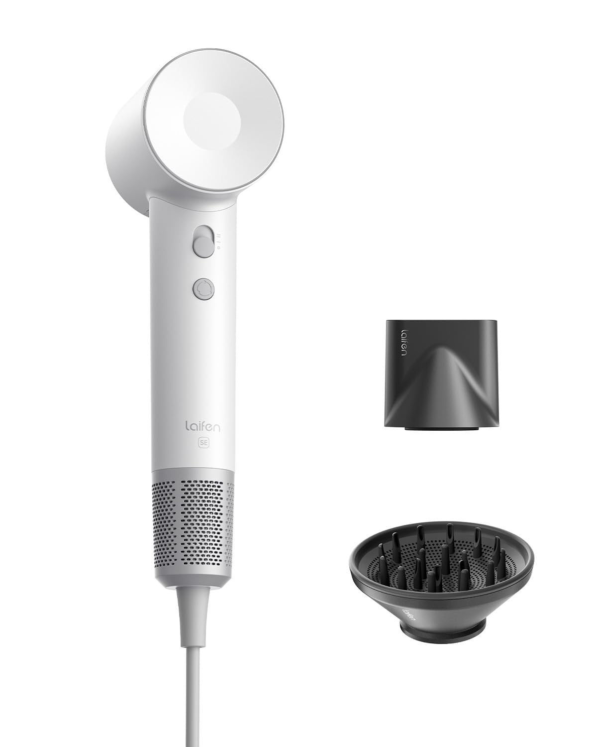 Hair Dryer SE, 200 Million Negative Ionic Blow Dryer with 105,000 RPM Brushless Motor 1400W Powerful Fast Drying High-Speed Low Noise Hairdryer with Magnetic Attachments