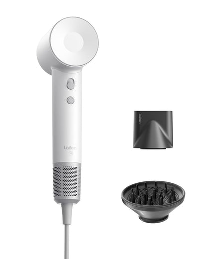 Hair Dryer SE, 200 Million Negative Ionic Blow Dryer with 105,000 RPM Brushless Motor 1400W Powerful Fast Drying High-Speed Low Noise Hairdryer with Magnetic Attachments