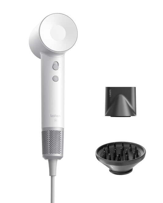 Hair Dryer SE, 200 Million Negative Ionic Blow Dryer with 105,000 RPM Brushless Motor 1400W Powerful Fast Drying High-Speed Low Noise Hairdryer with Magnetic Attachments