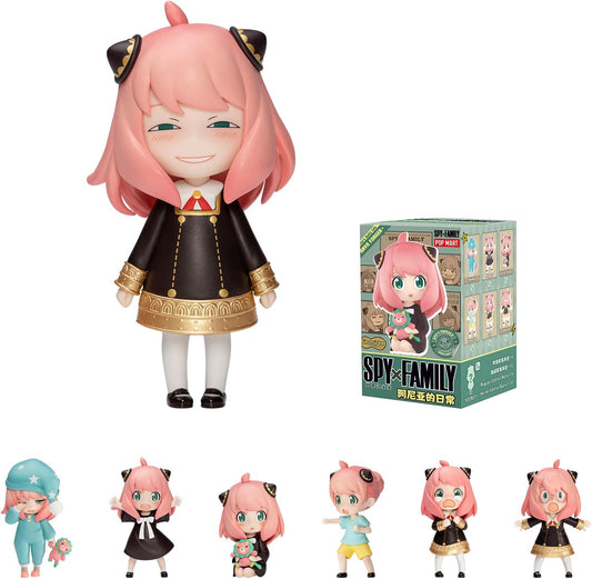 Spy × Family Anya'S Daily Life Series Figures, Spy Blind Box Figures, Random Design Action Figures Collectible Toys Home Decorations, Holiday Birthday Gifts for Boys and Girls, Single Box