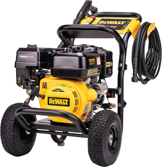 DXPW3400PRNB-S Pressuready 3400 PSI Gas Pressure Washer with Quick Start Technology, 2.5 GPM Axial Cam Pump, 208Cc Engine, Cold Water, Includes 25-Ft Hose, Nozzles, Spray Gun & Wand, 49-State