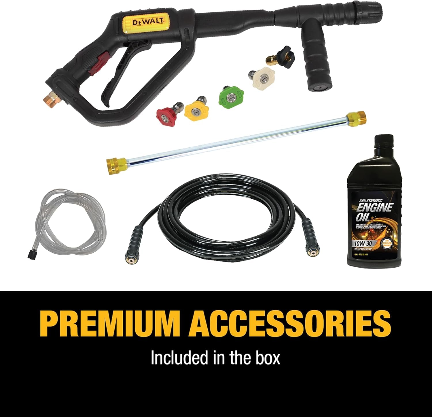 DXPW3400PRNB-S Pressuready 3400 PSI Gas Pressure Washer with Quick Start Technology, 2.5 GPM Axial Cam Pump, 208Cc Engine, Cold Water, Includes 25-Ft Hose, Nozzles, Spray Gun & Wand, 49-State