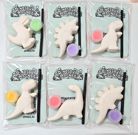 dino plaster magnet