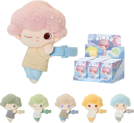 DIMOO My Cloud Companion Series-Cotton Doll Blind Box, 6Pcs DIMOO Blind Box Figures, Random Design Action Figures Collectible Toys Home Decorations, Holiday Birthday Gifts, Whole Set