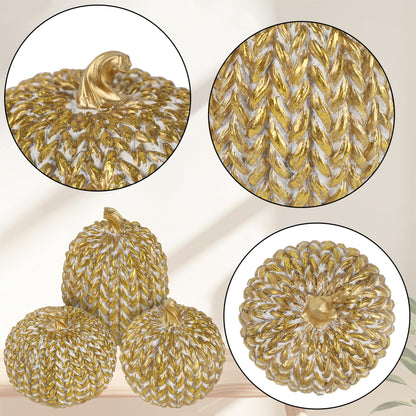 Fall Decorations for Home-6Pcs Mini Pumpkins & 2Pcs Gourds, 30Pcs Autumn Leaves & 10Pcs Acorns, 2Pcs Pinecones Centerpiece Set -Thanksgiving Harvest Decor for Table, Mantel, Party Backdrop