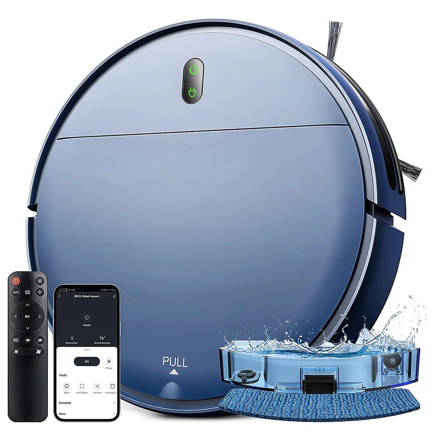 US Local Stock Autonomous Vacuum Cleaner Mop Automatic Cleaning Mopping Robot Multifunctional Aspirador Sweeping Dry Functions