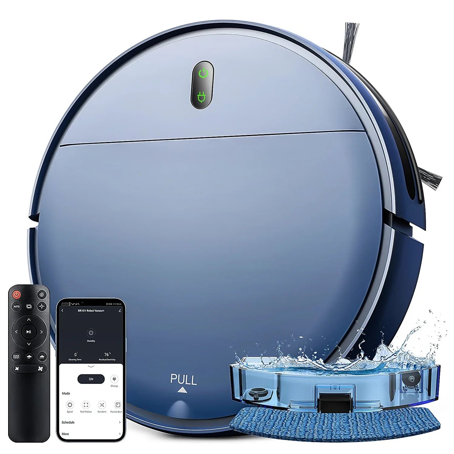 US Local Stock Autonomous Vacuum Cleaner Mop Automatic Cleaning Mopping Robot Multifunctional Aspirador Sweeping Dry Functions