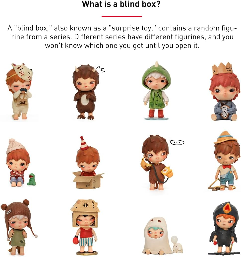 Hirono the Other One Blind Box Figures, Random Design Box Toys for Modern Home Decor, Collectible Toy Set for Desk Accessories, 1PC