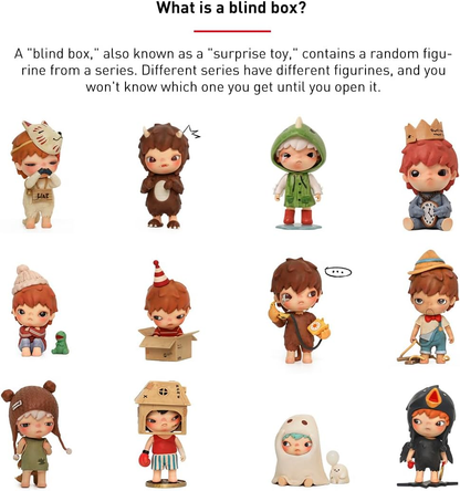 Hirono the Other One Blind Box Figures, Random Design Box Toys for Modern Home Decor, Collectible Toy Set for Desk Accessories, 1PC