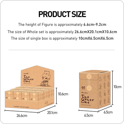 Hirono the Other One Blind Box Figures, Random Design Box Toys for Modern Home Decor, Collectible Toy Set for Desk Accessories, 1PC