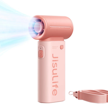 Portable Handheld Fan, 40000 RPM Turbo Fan, 12H Battery Life, 5-Speed, 3600Mah USB Rechargeable, Mini Pocket Design, Gift for Women Men, Travel Outdoor Use