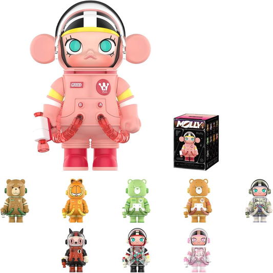 MEGA Space Molly 100% Series 3, Molly Blind Box Figures, Random Design Action Figures Collectible Toys Home Decorations, Holiday Birthday Gifts for Boys and Girls, Single Box
