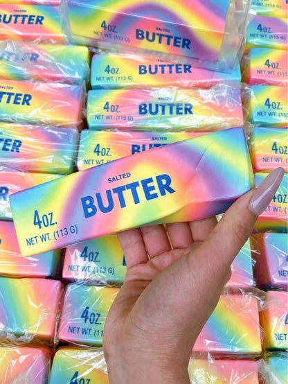Rainbow Butter Squeeze Toy – Slow Rebound Stress Relief Sensory Squishy