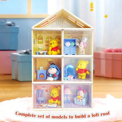 🏡 MINISO Disney Winnie the Pooh Cozy Cottage Series Blind Box – Mini Collectible Figure (1 Random Box)