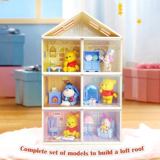 🏡 MINISO Disney Winnie the Pooh Cozy Cottage Series Blind Box – Mini Collectible Figure (1 Random Box)