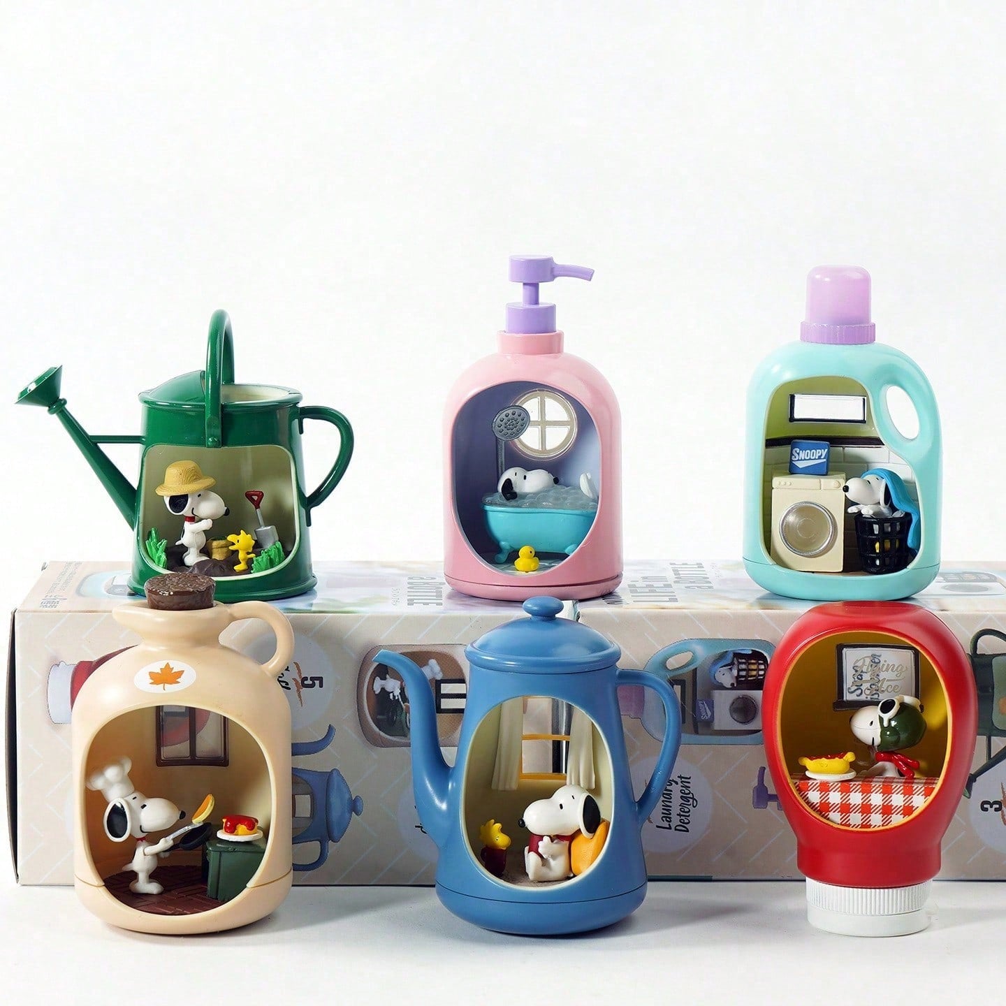 🥜 Handmade Cartoon Peanut Dog Bottle Landscape Blind Box – Mini Mystery Collectible (1 Random Style)