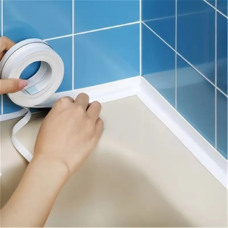 Waterproof Sealing Tape for Kitchen, Bathroom, Toilet & Tile Gaps – Mold-Resistant Caulk Strip for Corners & Seam Lines