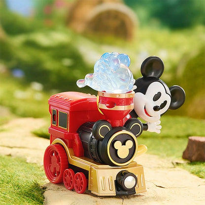 🚗 MINISO Disney Classic Characters Blind Box – Fun Bumper Car & Steam Train Mystery Figure (1 Random Box)