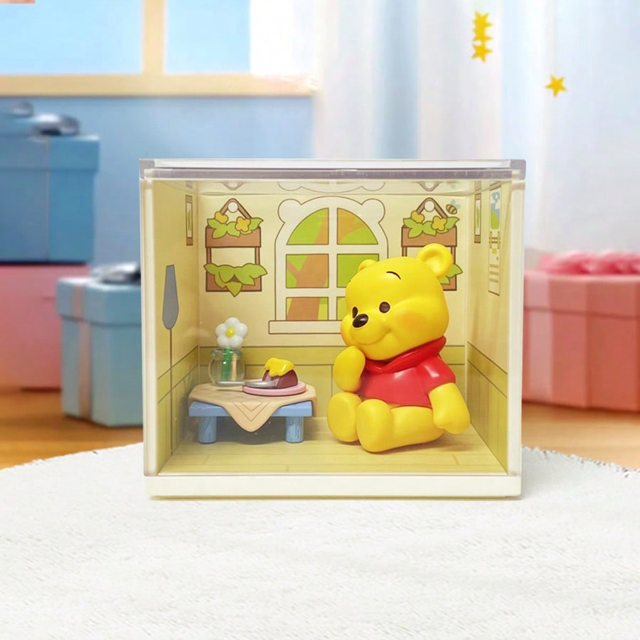 🏡 MINISO Disney Winnie the Pooh Cozy Cottage Series Blind Box – Mini Collectible Figure (1 Random Box)