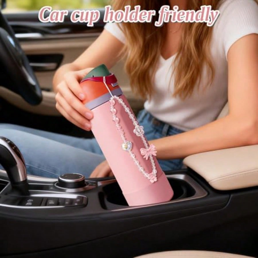 🛡️ Silicone Boot & Charm Set for 24oz Water Bottles – Protective Anti-Slip Bottom Sleeve