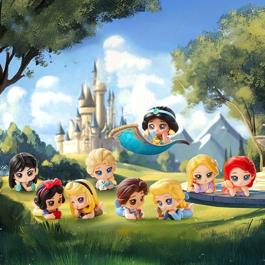 👑 MINISO Princess Afternoon Tea Break Series Blind Box – Mystery Mini Collectible Figure (1 Random Box)