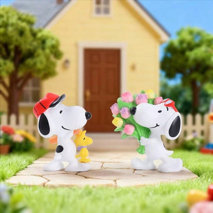 🐾 SNOOPY Vintage Peanuts Handmade Mystery Box – Mini Collectible Figurine (1 Random Style)