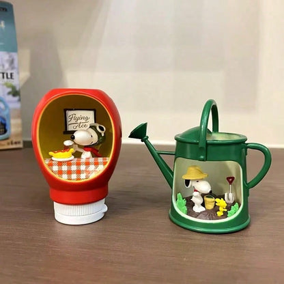 🥜 Handmade Cartoon Peanut Dog Bottle Landscape Blind Box – Mini Mystery Collectible (1 Random Style)