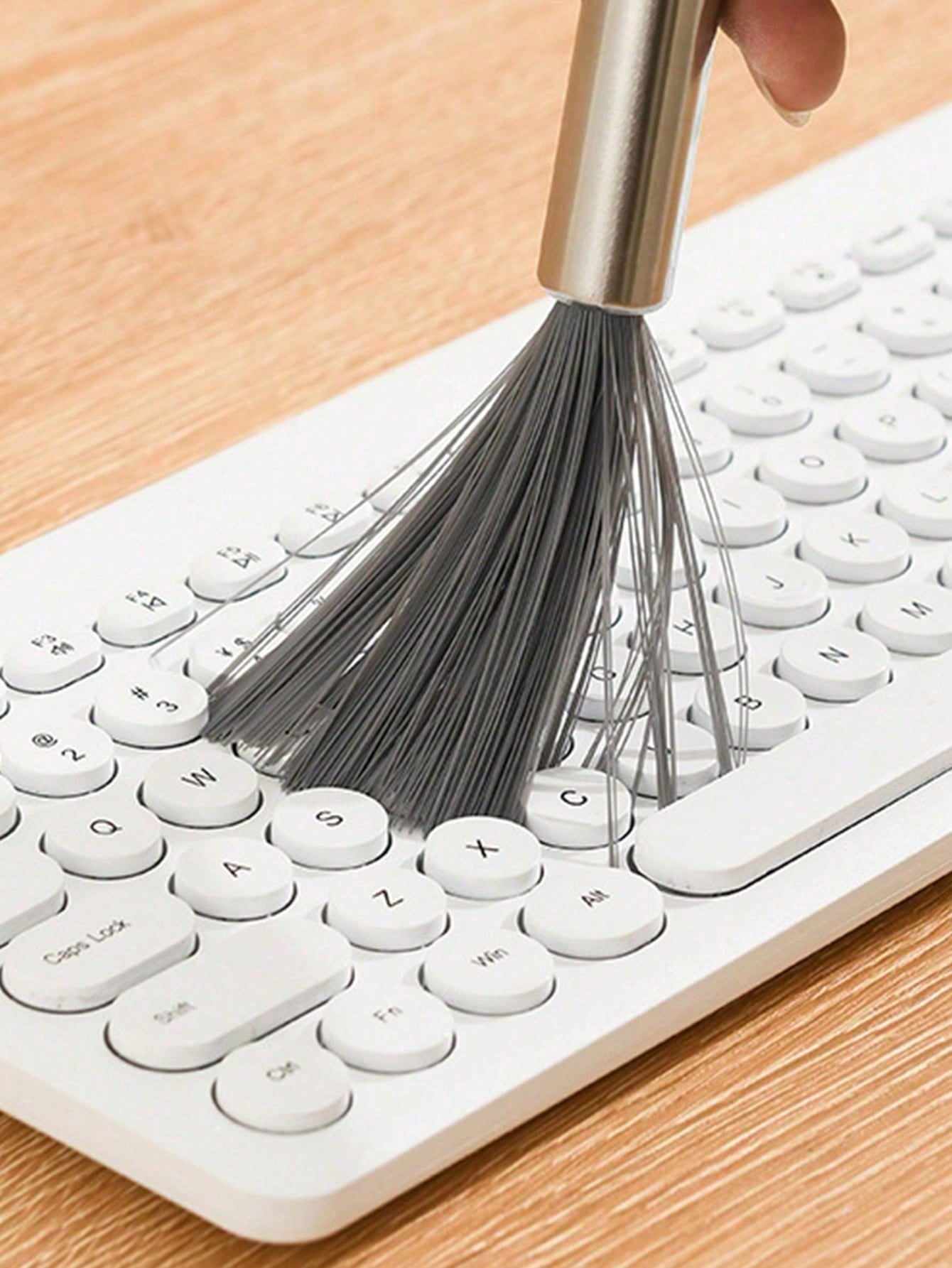 🧹 Long Handle Cleaning Brush – Stainless Steel Multi-Purpose Scrub Brush