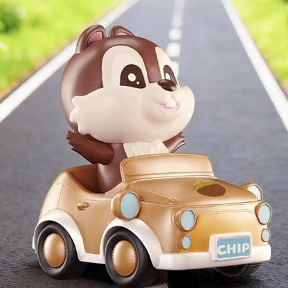 🚗🚂 MINISO Disney Classic Characters Fun Bumper Car & Steam Train Blind Box – Mystery Collectible Figure (1 Random Box)