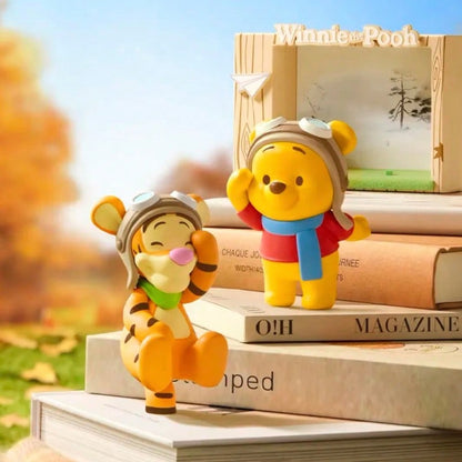 🍂 MINISO Disney Winnie the Pooh Autumn Outing Series Blind Box – Landscape Resin Collectible (1 Random Box)