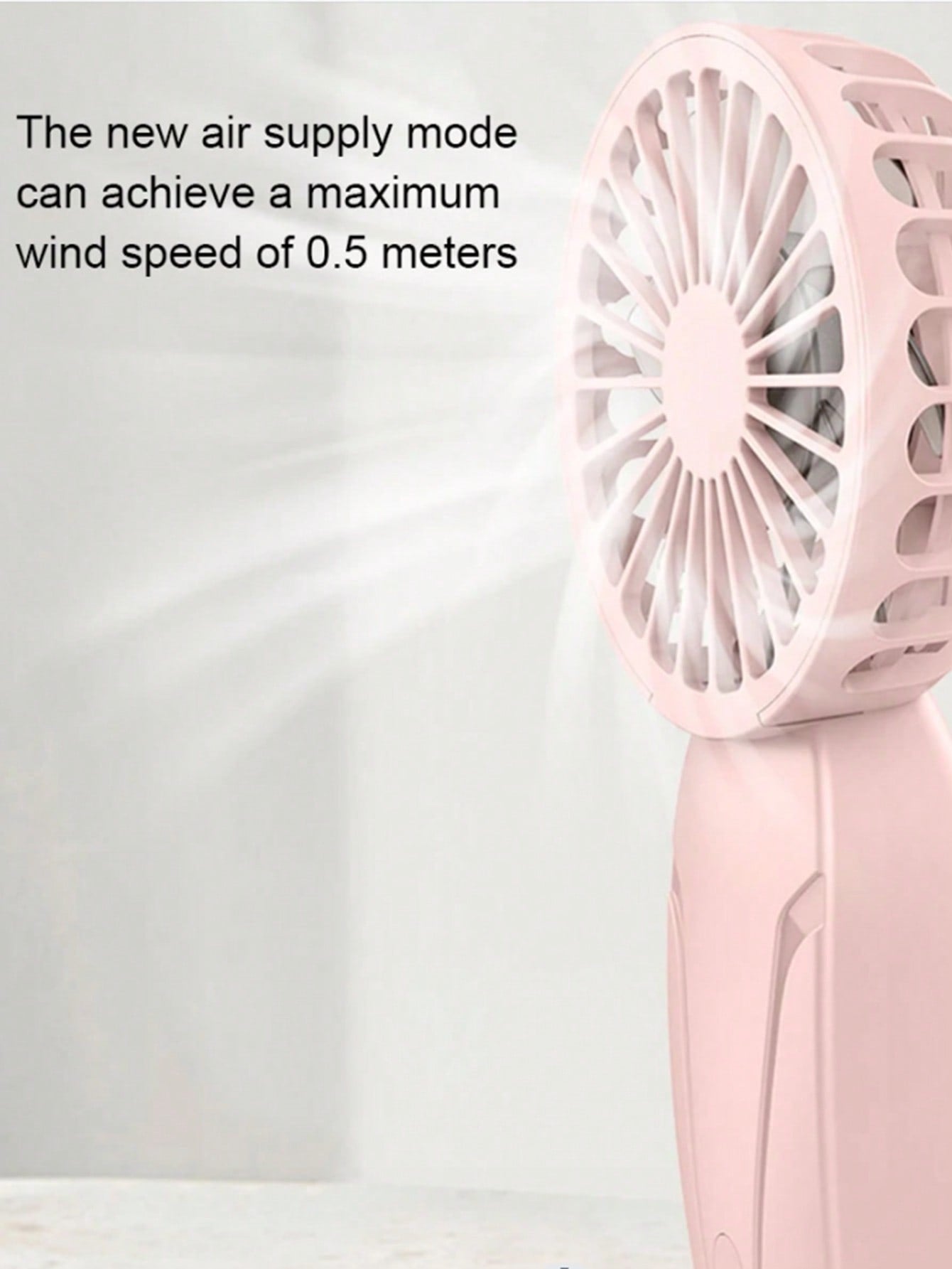 Mini Portable Handheld Fan – USB Rechargeable 7-Blade Cooling Fan