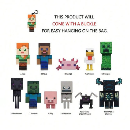 🎁 Monogram Official Licensed 3D Character Blind Box Keychain – Mystery Pendant Backpack Charm MN-37000 (1 Random Box)