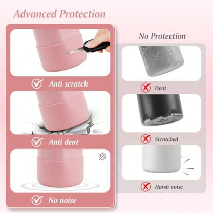 🛡️ Silicone Boot & Charm Set for 24oz Water Bottles – Protective Anti-Slip Bottom Sleeve