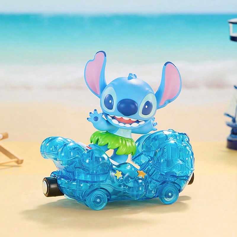 🚗 MINISO Disney Classic Characters Blind Box – Fun Bumper Car & Steam Train Mystery Figure (1 Random Box)