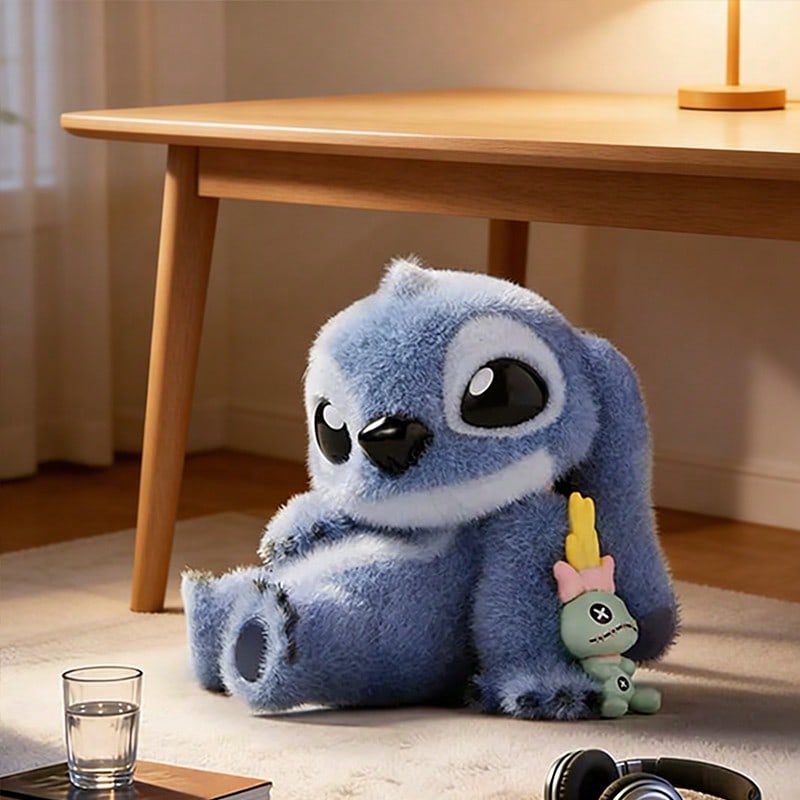💙 MINISO Disney Stitch By Your Side Series Blind Box – Mystery PVC Collectible Figure (1 Random Box)