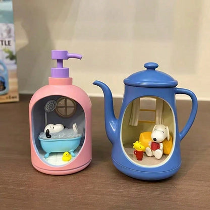 🥜 Handmade Cartoon Peanut Dog Bottle Landscape Blind Box – Mini Mystery Collectible (1 Random Style)