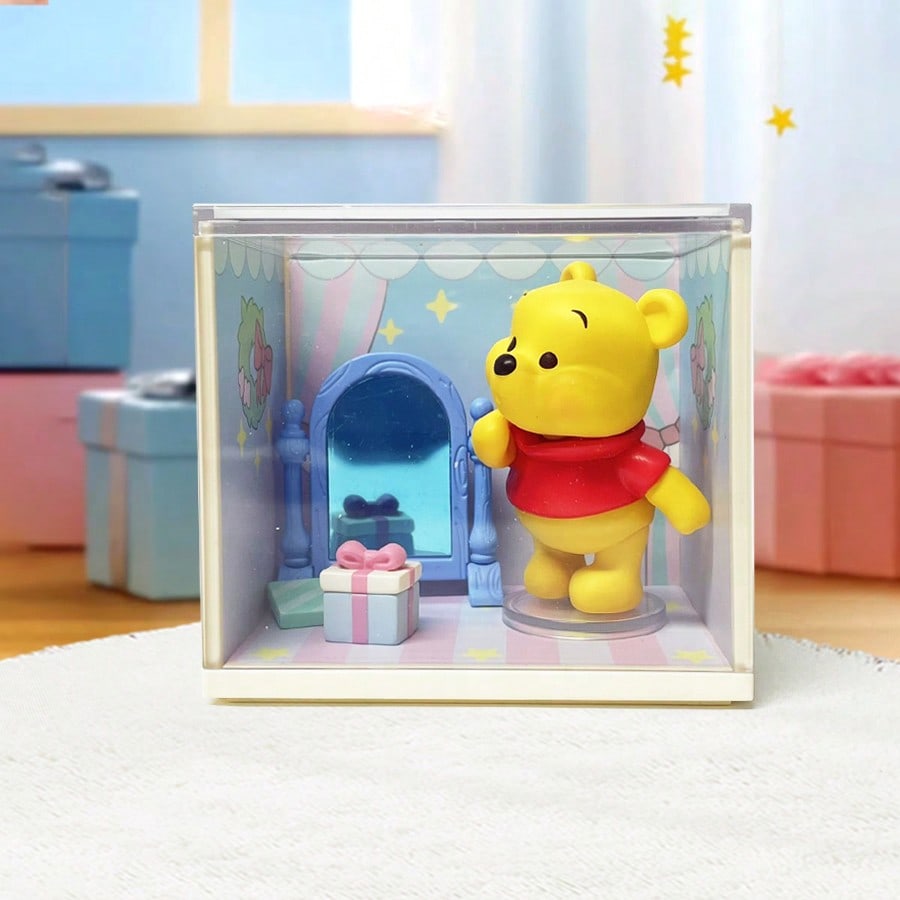 🏡 MINISO Disney Winnie the Pooh Cozy Cottage Series Blind Box – Mini Collectible Figure (1 Random Box)